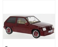 OPEL CORSA CUSTOM (VAUXHALL NOVA  ) RED 1981 1:18 SCALE DIECAST MODEL   