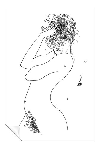 Black white woman body - white,