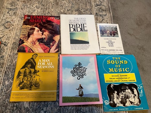 Five film souvenir brochures - film, brochures/