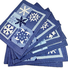 Vintage Set Of 6 Snowflake