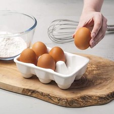 Procelain 6 Egg Divided Egg