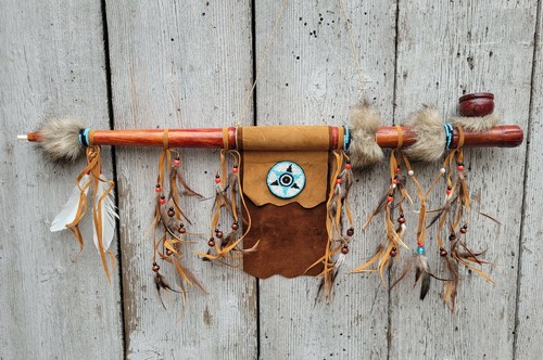 Peace pipe native - pipe,
