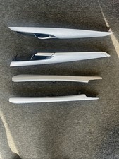 BMW X5 GENUINE INTERIOR DOOR TRIM SET LEFT AND RIGHT CARBON SILVER.