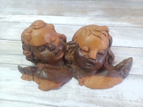 Vintage carved olive wood - carved,