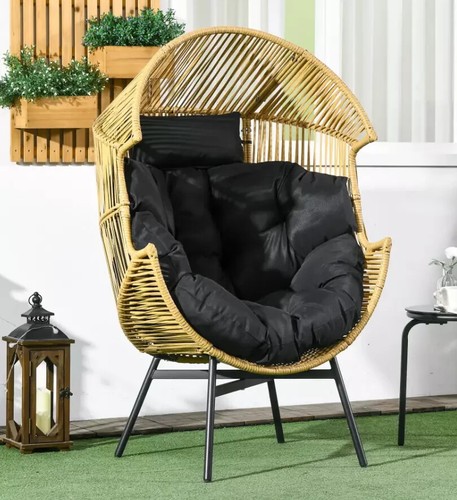 Rattan egg chair garden patio - egg,