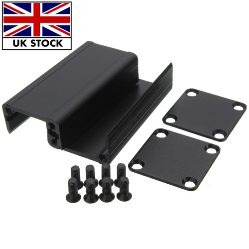 Extruded aluminum box black - aluminum,