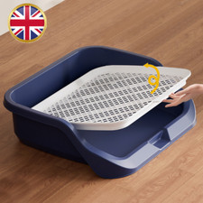 Large Pet Puppy Dog Loo Pee Training Tray Easy Clean Dog Toilet Potty Tray Pan A