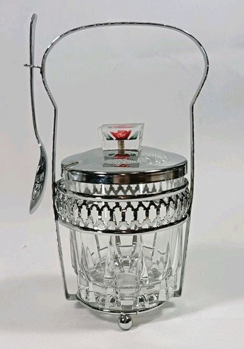 Epns sheffield jam pot - epns, cut
