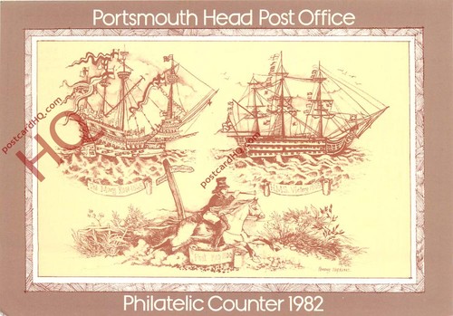 Postcard portsmouth head post - postcard__portsmouth,