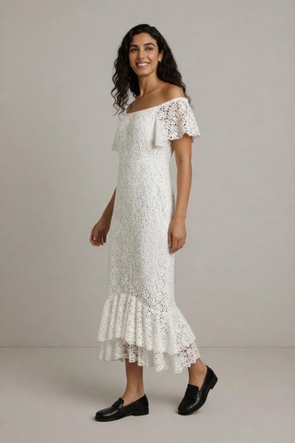 Zara white lace off - zara, off-shoulder
