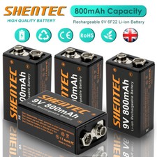 800mAh 9V Block 6F22 Lthium
