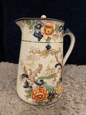 S Hancock & Sons Corona Ware Pagoda design Hot water jug