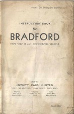 Jowett Bradford CB Instruction