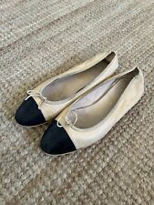 Chanel Classic Two Tone Ballet Pumps