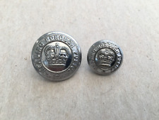 OBSOLETE POLICE BUTTONS, READING BOROUGH, Large & Small
