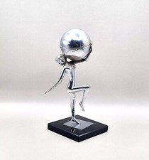 1930s Art Deco Lady & Globe