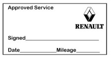 Renault garage service