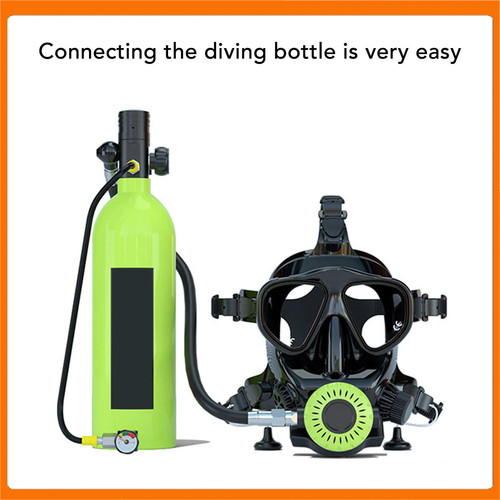 Full face snorkel mask 180 - face, 180°