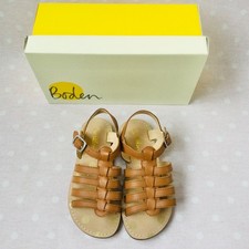 NEW BODEN Tan Brown Leather