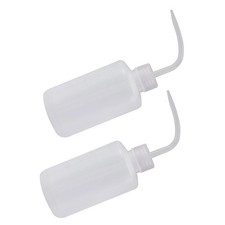 2 Pcs White Plastic Squeeze