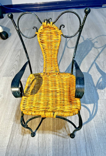 Chair for dolls wicker - chair,