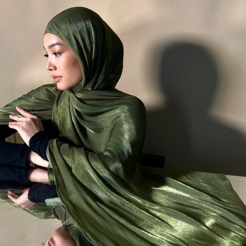 Shimmer chiffon hijab scarf - shimmer,