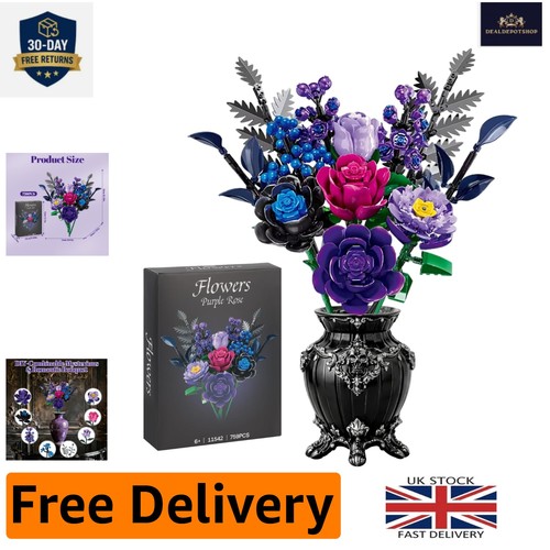 Creative gothic rose bouquet - rose,