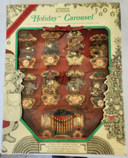 Mr Christmas 1992 Holiday 8 Circus Animal Carousel 21 Songs Tested Works