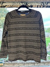 Jack Wills Long Sleeve Women’s Pyjama Top Navy Blue Size UK 10 / US 6