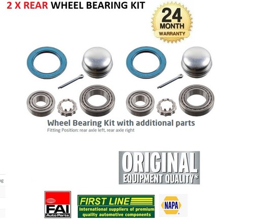 Rear axle wheel bearings - wheel,