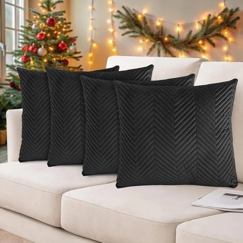 Velvet cushions filled - cushions, or