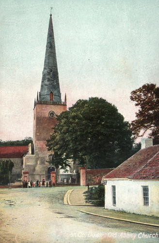 Old abbey church bangor down - old,