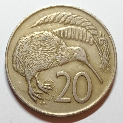 Old new zealand cent - old,