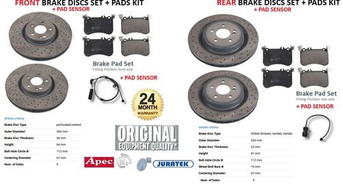 Front rear discs - front,