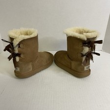 Ugg Bailey Bow Tan Suede Boots