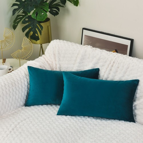 Plain velvet cushions - velvet,