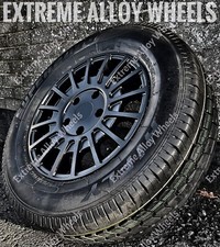 16" Black TM Alloy Wheels Vauxhall Vivaro 2014-2019 5x114 + 215/65/16 Road Tyres