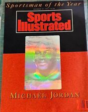 Sports Illustrated Cover Michael Jordan Sportsman Year Hologram  free P&P!!