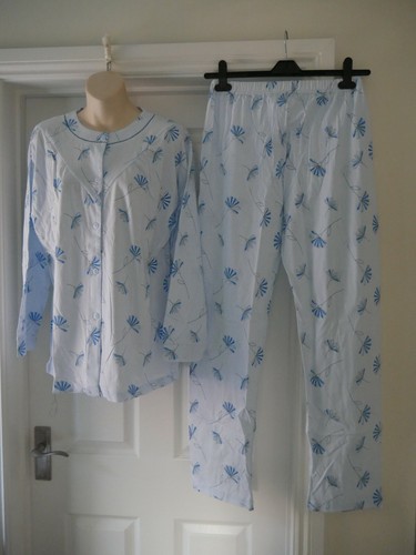 Blue cotton pyjamas - cotton,
