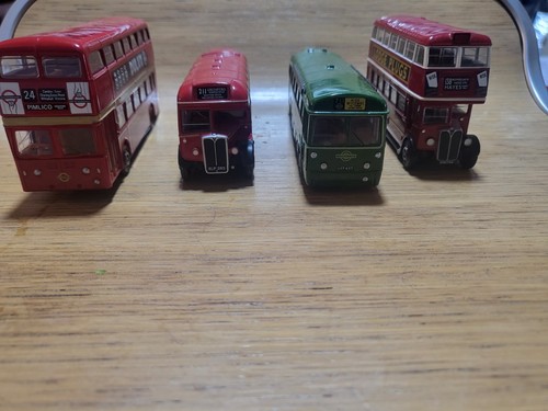 Vintage model toy buses - vintage,