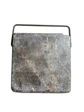 Antique soap stone foot warmer