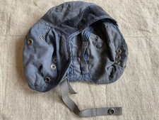 Vintage 1951 Dated RAF Royal Air Force G-Type Cloth Flying Helmet Cap Size 3.