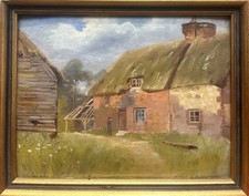 ANTIQUE OIL PAINTING Isle of