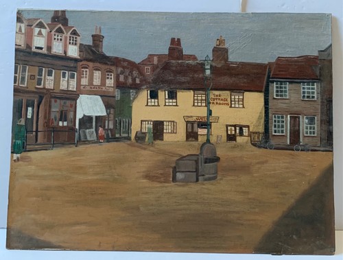 Vintage oil painting the - vintage,