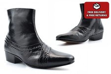 Mens Cuban Heel Boots Real