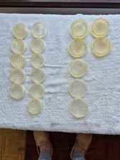 11- 1.5" Diameter & 7- 2" Diameter Table & Furniture Feet Covers W/Carpet Spikes