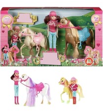 Playset 2 Dolls & 2 horses