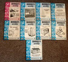 Joblot 9 Hobbies Weekly Magazines + Plans 1965
