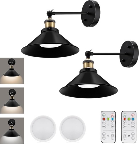 Battery operated wall lights - operated,