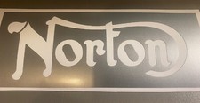 Norton seat stencil - stencil,